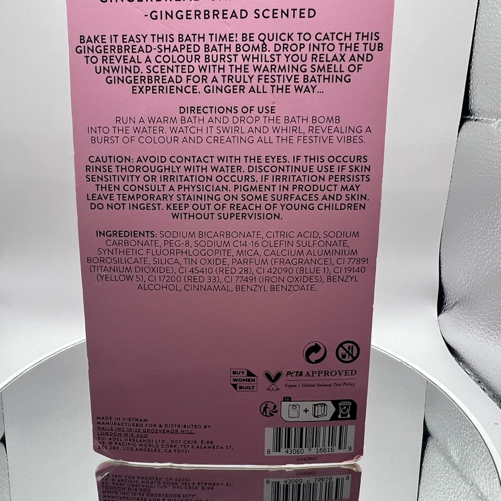 Brand New INC.REDIBLE Gingerbread Bath Bomb - Picture 6 of 16
